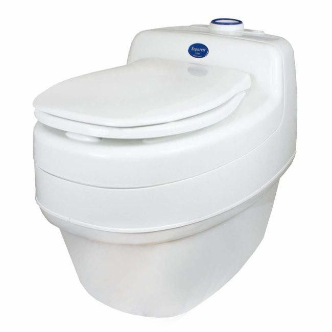 Separett Villa 9215 AC/DC Urine Diverting & Composting Toilet