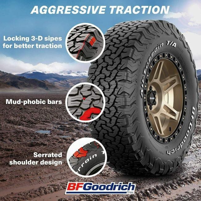 BFGoodrich All-Terrain T/A KO2 Tires (LT265/70R17/E 121/118S)