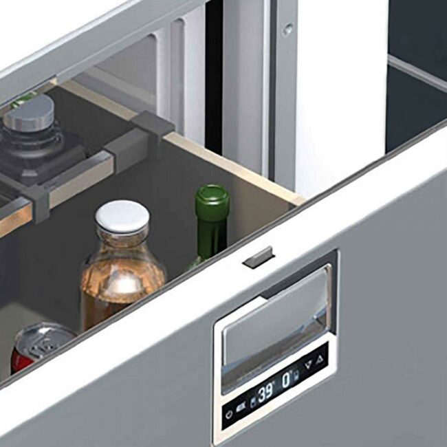Vitrifrigo Drw180a 51 Cu Ft Stainless Steel Double Drawer Refrigerator Freezer 3