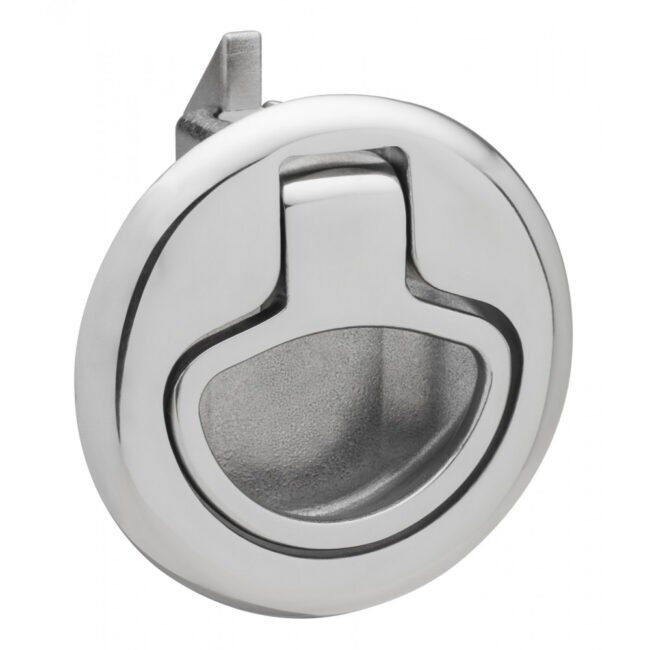 Whitecap Stainless Steel Non-Locking Ring Pull Slam Latch (6135C)