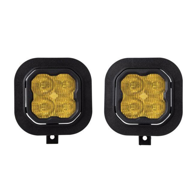 Diode Dynamics SS3 Yellow LED SAE Fog Light Kit for 2011-2016 Ford Super Duty F-250/F-350 (DD6701)