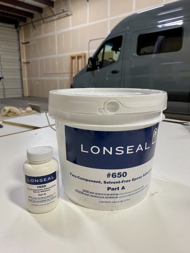 Lonseal #650 Solvent-Free Epoxy Flooring Adhesive
