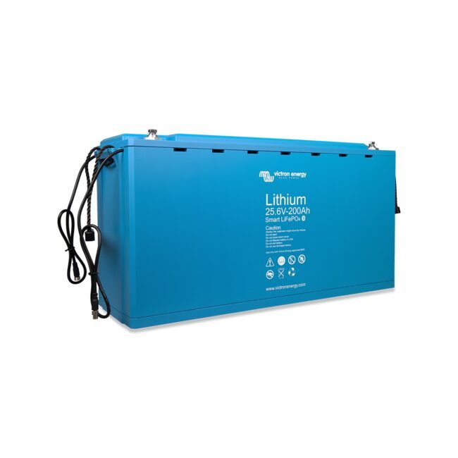 Victron Energy 200AH 25.6V Smart LifePO4 Lithium Bluetooth Battery (BAT524120610)