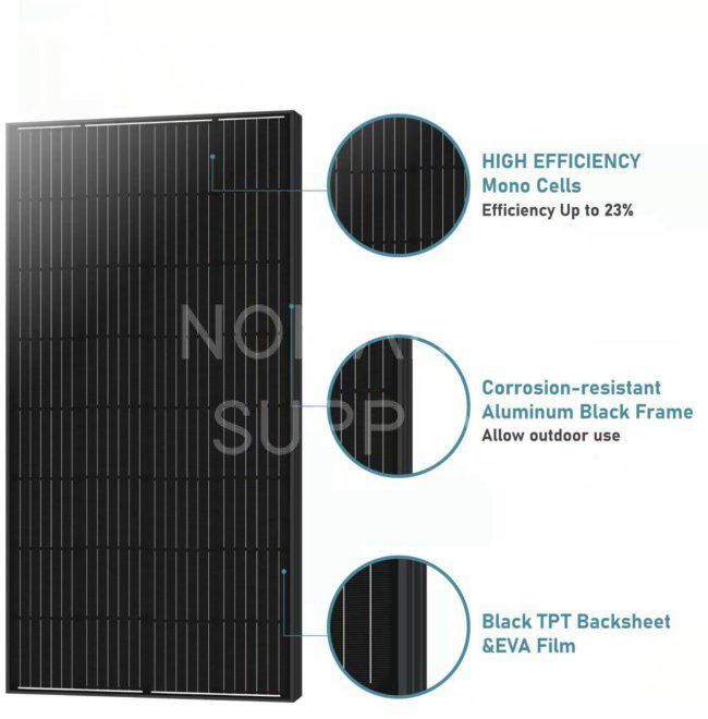 Kosta K200-12X 200W 12V Monocrystalline Solar Panel