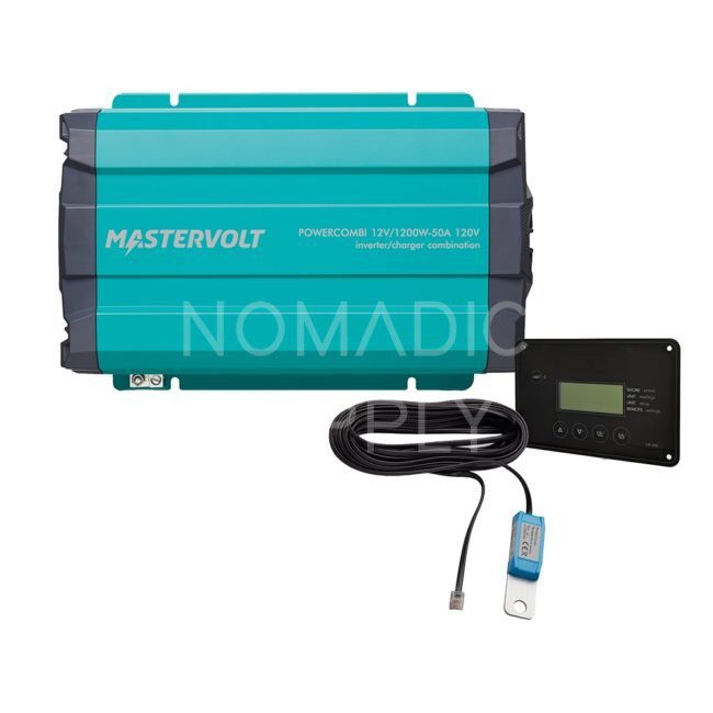 Mastervolt PowerCombi Pure Sine Wave Inverter/Charger 1200W 12V 50A Kit (36211201)