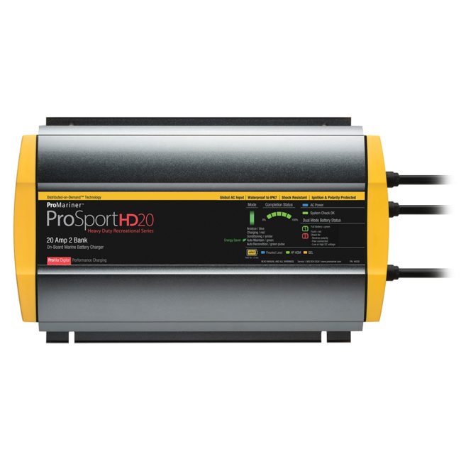 ProMariner ProSportHD 20 Gen 4 20 Amp 2 Bank Battery Charger (44020)