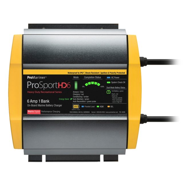 ProMariner ProSportHD 6 Gen 4 6 Amp 1 Bank Battery Charger (44006)