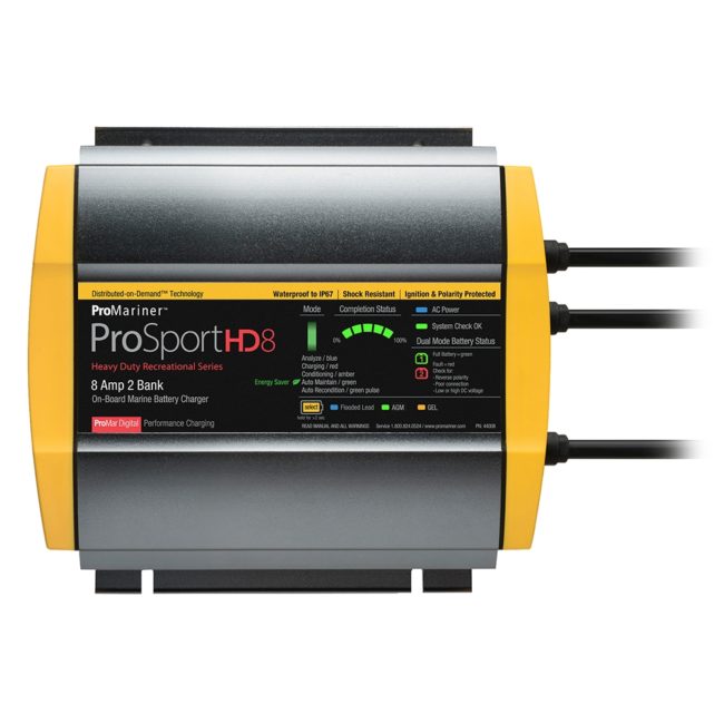 ProMariner ProSportHD 8 Gen 4 8 Amp 2 Bank Battery Charger (44008)