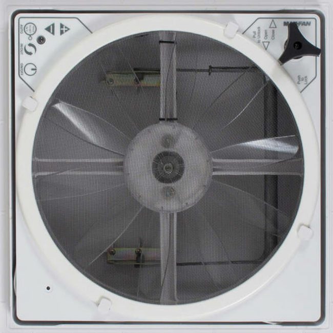 MAXXAIR Maxxfan Deluxe Camper Roof Vent Fan (Smoke Tint) (06200K)
