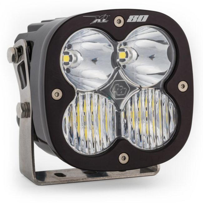 Baja Designs LED Light Pods Clear Lens Spot XL80 Driving/Combo (670003)