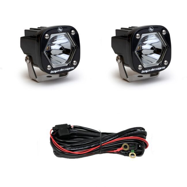 Baja Designs LED Light Pods S1 (Pair) Spot Laser LED Backup Kit (387807)