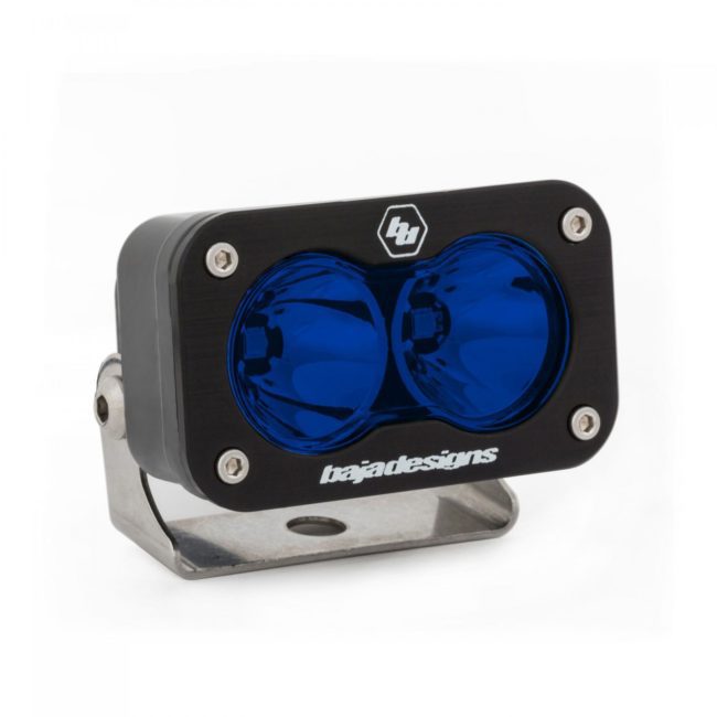 Baja Designs LED Work Light Blue Lens Spot Pattern S2 Sport (540001BL)