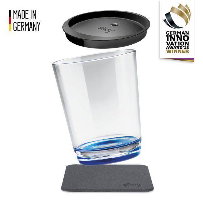 silwy Magnetic 8oz BPA Free Tritan Plastic Shatterproof Drinking Glass