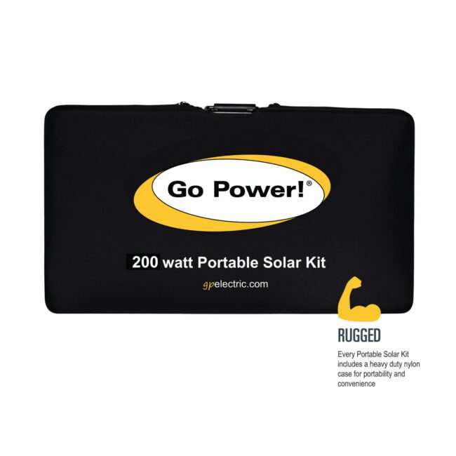Go Power! 200 Watt Portable Solar Panel Kit (GP-PSK-200)