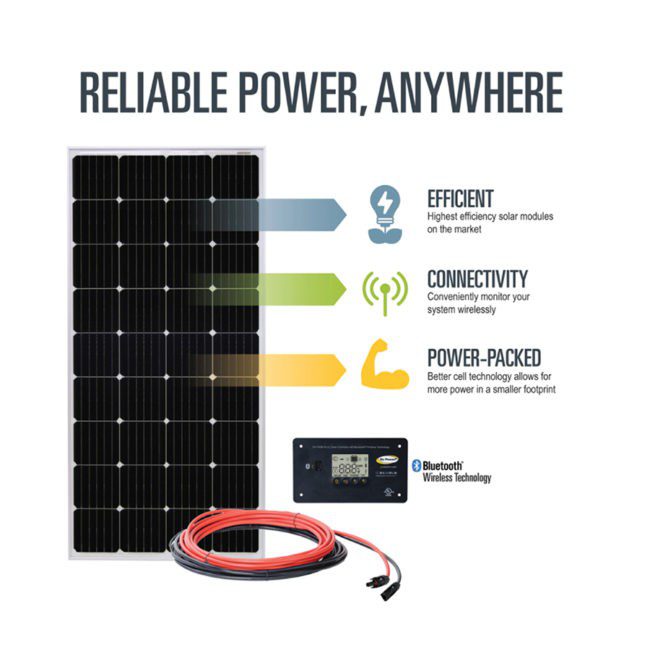 Go Power! Overlander Solar Charging Kit (190 Watts)