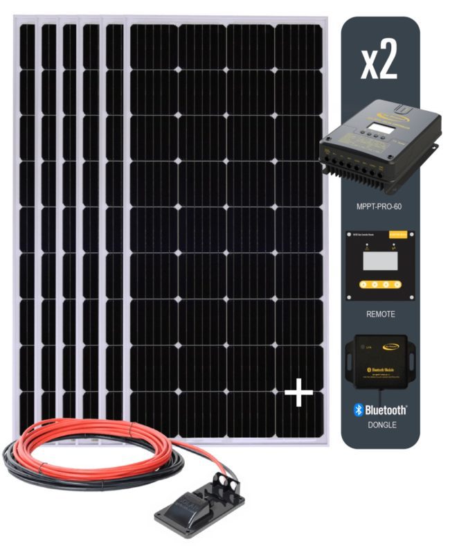 Go Power! 1140 Watt Solar All-Electric Kit (SOLAR-AE-6)