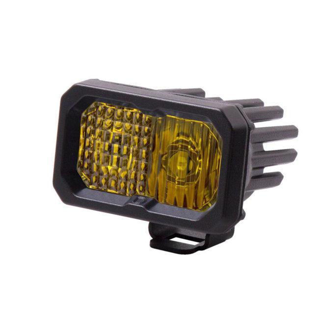 Diode Dynamics Stage Series 2" SAE/DOT Yellow Pro Standard LED Pod (DDSS2YELLOWPRO)