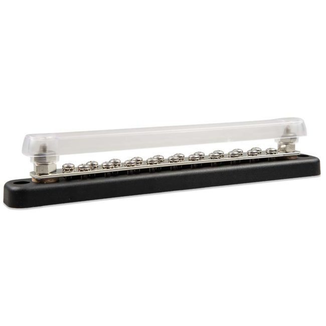 Victron Energy Busbar 150A 2P w/ 20 Screws and Cover (VBB115022020)