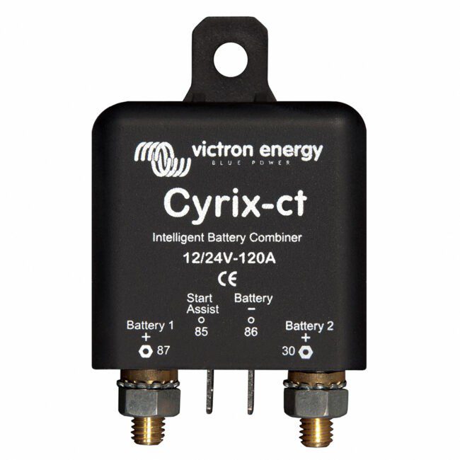 Victron Energy Combiner 12/24V-120A Cyrix-CT Intelligent Combiner Microprocessor Controlled (CYR010120011)