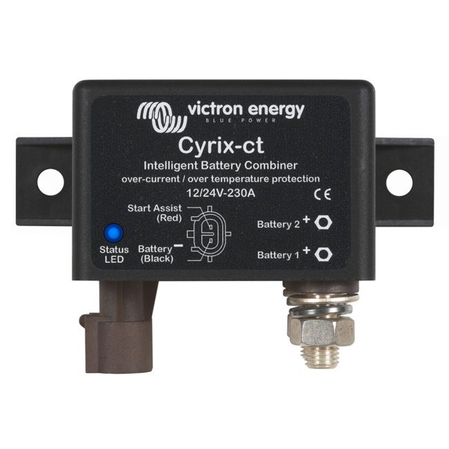 Victron Energy Combiner 12/24V-230A Cyrix-CT Intelligent Combiner Microprocessor Controlled (CYR010230010)
