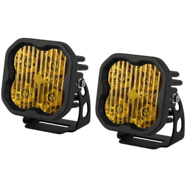 Diode Dynamics Stage Series 3" SAE/DOT Yellow Sport LED Pod (Pair)