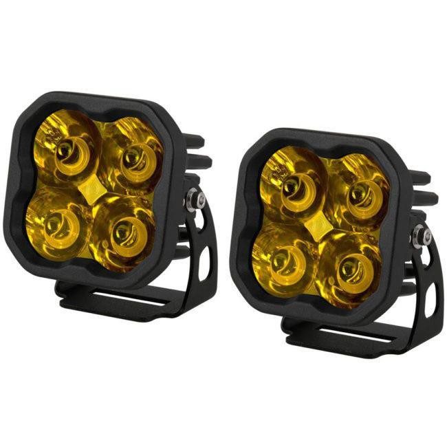 Diode Dynamics Stage Series 3" SAE/DOT Yellow Sport LED Pod (Pair)