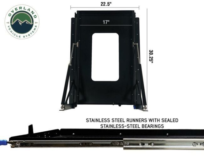 Overland Vehicle Systems Universal Refrigerator Slide and Tray (25049801)