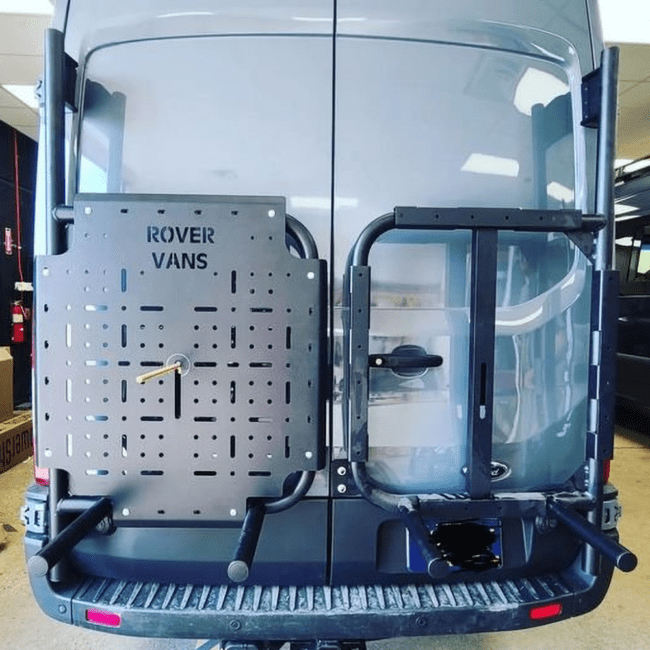 Rover Vans Rear Door Cargo Accessory Rack for Ford Transit Vans