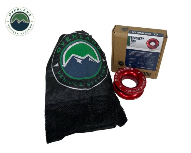 Overland Vehicle Systems 4' X 8' Tree Saver and 2.5" Recovery Ring Combo (19-4079)