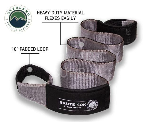 Overland Vehicle Systems 40,000 lbs. 4" x 8 Foot Towing Strap (19079916)