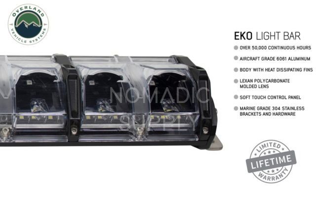 Overland Vehicle Systems EKO 20" LED Light Bar w/ Variable Beam DRL and RGB Backlight (15010201)