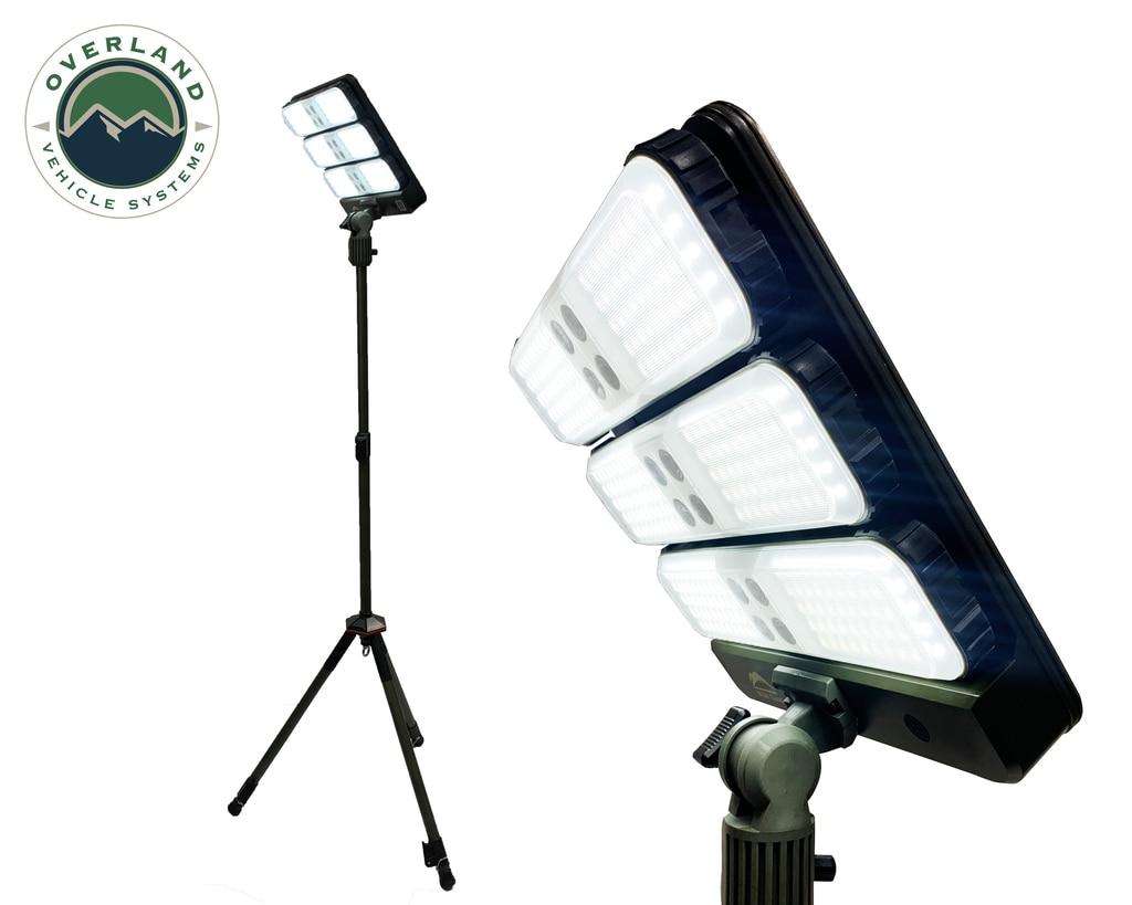 Overland Vehicle Systems Encounter Solar LED Camping Light Pod w
