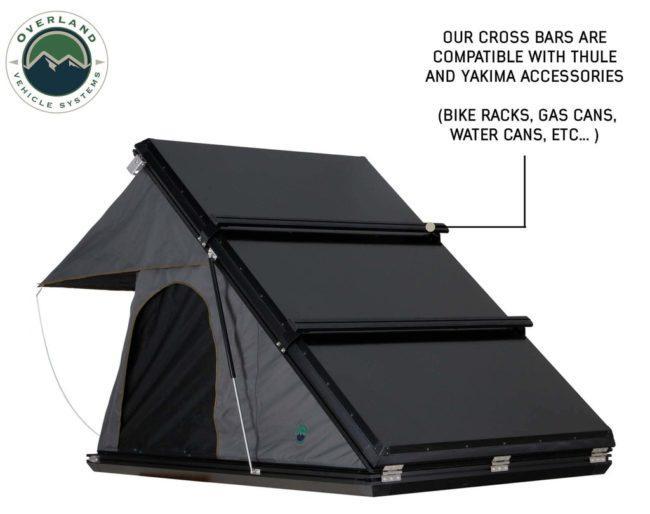 Overland Vehicle Systems Mamba 3 Aluminum Clamshell Overlanding Rooftop Tent (18099901)