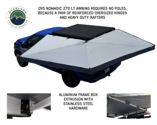 Overland Vehicle Systems Nomadic 270 LT Awning (Driver Side) (19559907)
