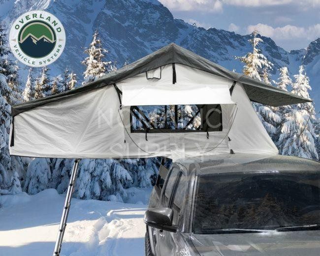Overland Vehicle Systems Nomadic Rooftop Tent Extended 3 Person (Arctic White) (18039926)