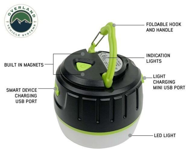 Overland Vehicle Systems Portable Magnetic LED Camping Light (15049918)