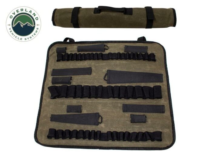 Overland Vehicle Systems Waxed Canvas Rolled Socket Tool Bag (21089941)
