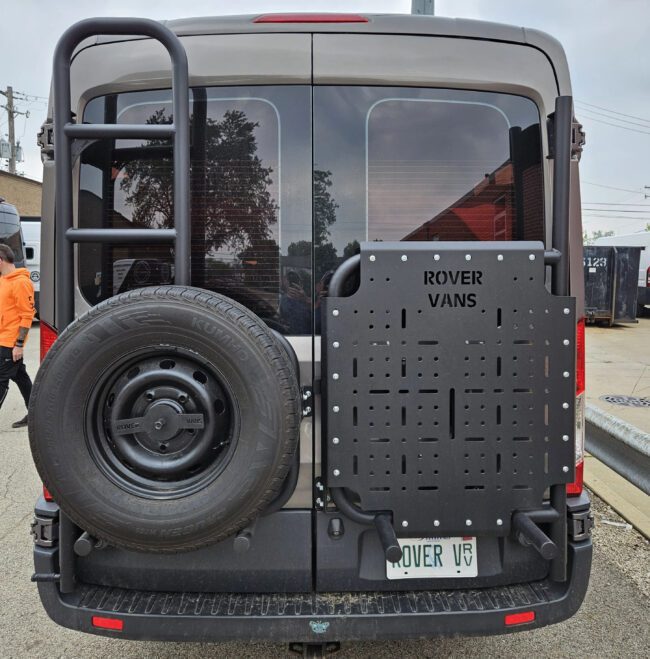 Rover Vans Rear Door Cargo Accessory Rack for Ford Transit Vans