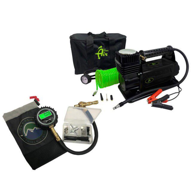 Up Down Air 5.6 CFM Compressor System and Digital Tire Deflator Combo Kit