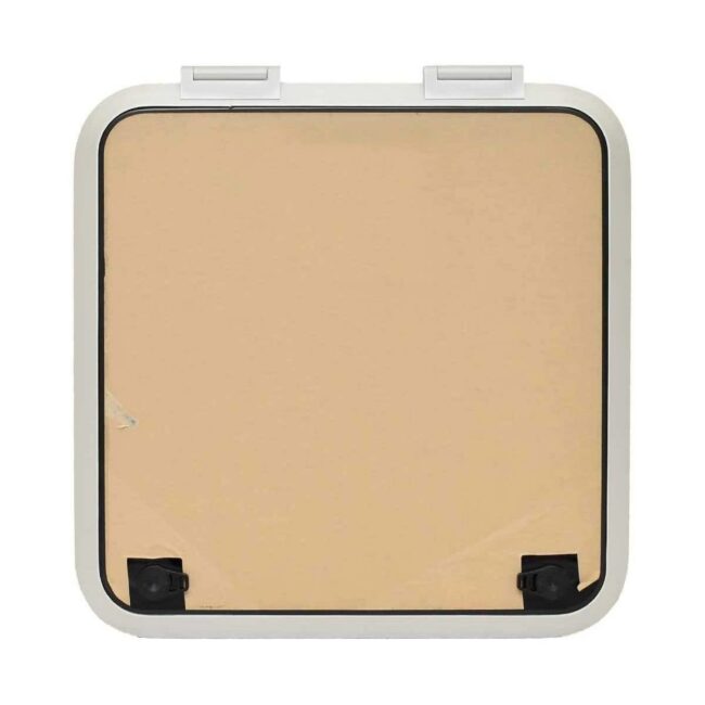 Bomar Low-Profile A-Series Deck Hatch White Frame w/ White Window (N1039-10A-WHT)