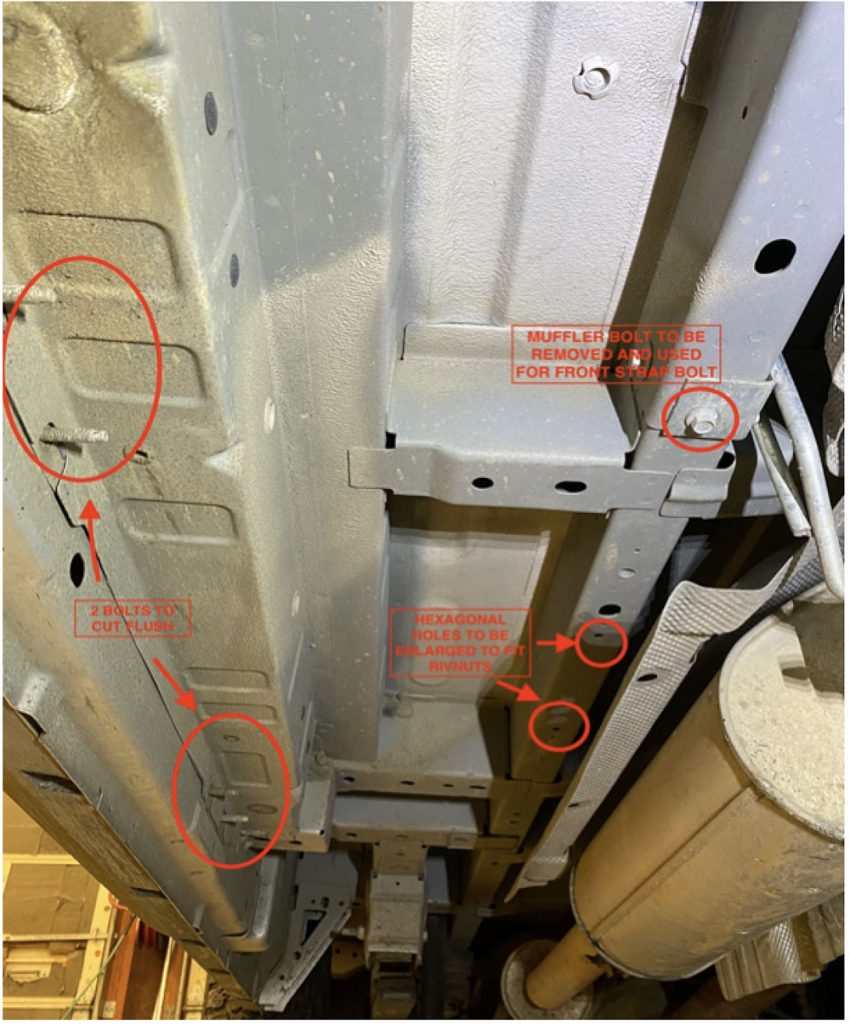 Ford Transit 16-Gallon Chassis Water Tank w: Stainless Brackets (TR-UC-16) Installation Instructions