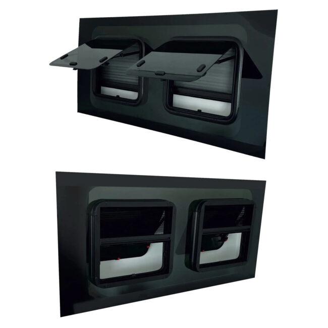 VWD SAWD005L 170" Mercedes Sprinter Dual Awning Window (Driver Side Middle)