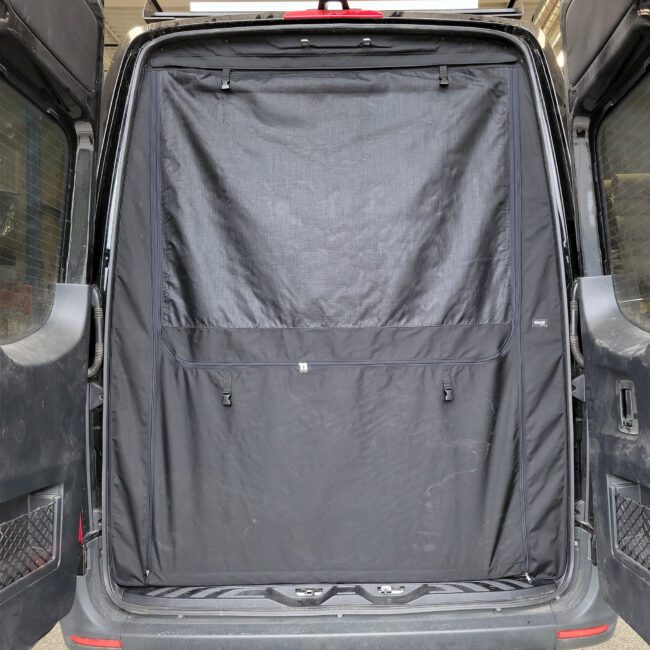 Rolef Zippered Camper Van Rear Door Screen For 2019 Mercedes Sprinter Vans 1