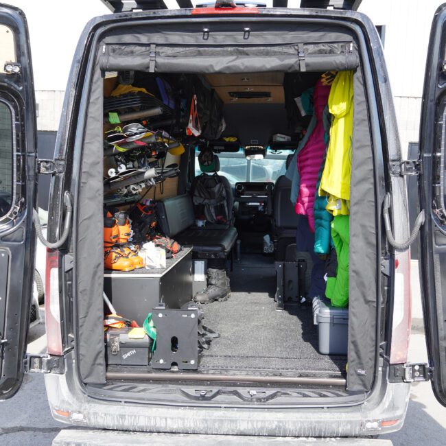Rolef Zippered Camper Van Rear Door Screen For 2019 Mercedes Sprinter Vans 5