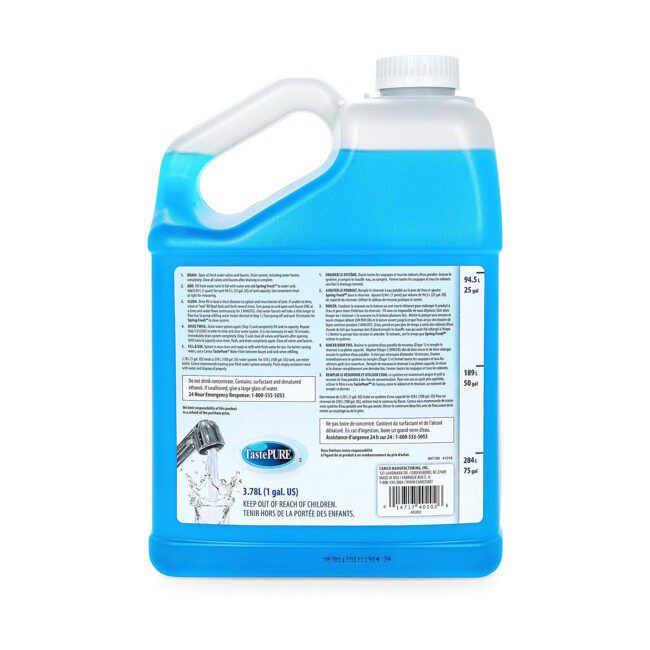 Camco TastePure Spring Fresh Water Tank Cleaner (1 Gallon) 40207