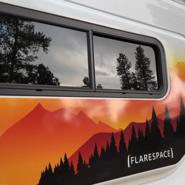 Flarespace 1033 Camper Van Bunk Sliding Windows (33-7/8" x 10-7/8")