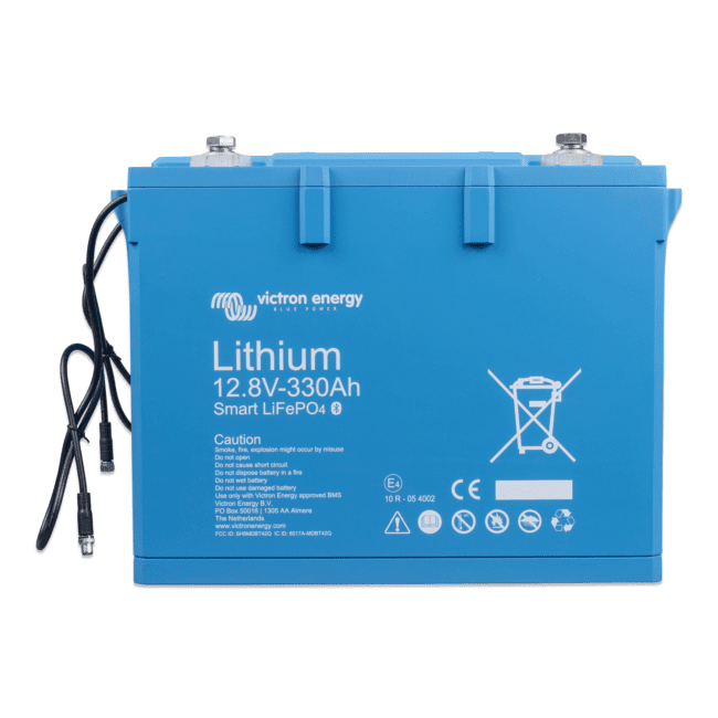 Victron Energy 330AH 12.8V Smart LifePO4 Lithium Bluetooth Battery (BAT512132410)