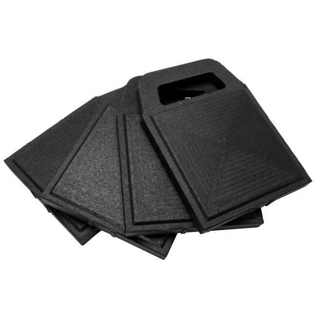 Camco Stabilizer Jack Pads Rubber 6.2" x 6.2" (Set of 4) (44591)