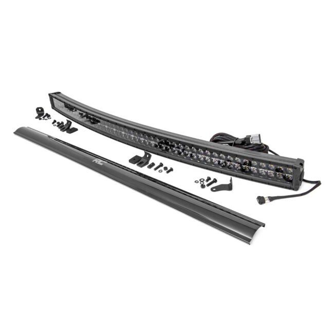 Rough Country 50" Dual Row Curved LED Light Bar w/ White DRL (72950BD)
