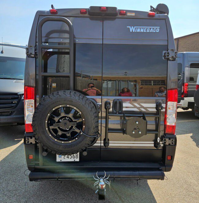 Rover Vans Rear Door Ladder & Tire Carrier for Ram Promaster Vans